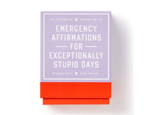 Emergency Affirmations for Exceptionally Stupid Days Card Deck