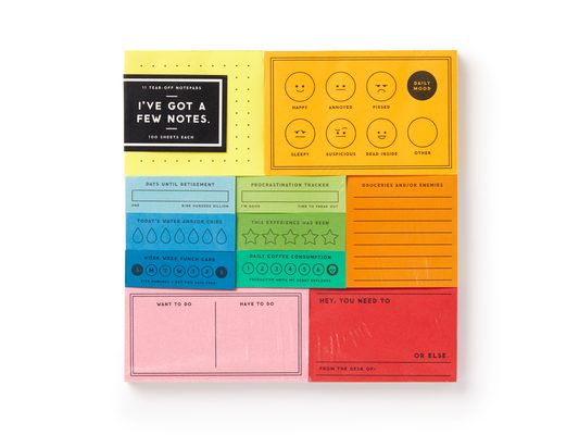 I've Got a Few Notes Tear-Off Notepad Set