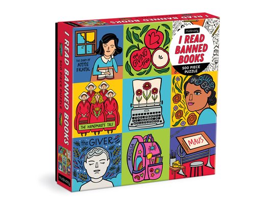 I Read Banned Books 500 Piece Family Puzzle