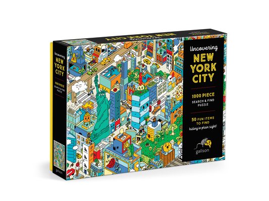 Uncovering New York City Search and Find 1000 Piece Puzzle