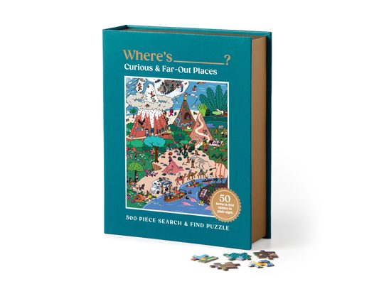 Where's ________? Curious and Far Out Places 500 Piece Search and Find Puzzle