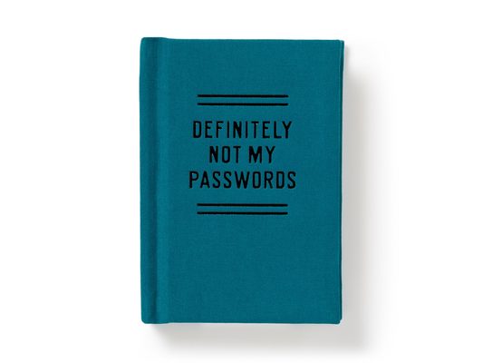 Definitely Not My Passwords Tiny Diary