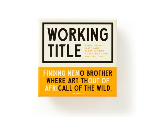 Working Title Game