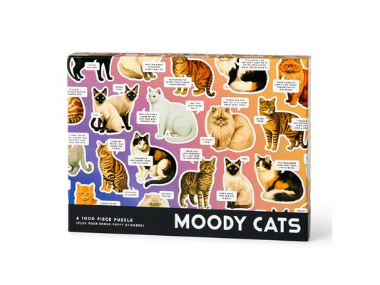 Moody Cats 1000 Piece Puzzle