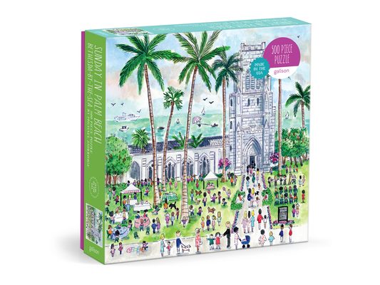 Michael Storrings Sunday in Palm Beach Bethesda by the Sea 500 Piece Puzzle