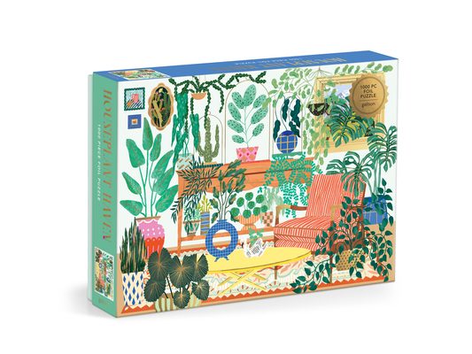 Houseplant Haven 1000 Piece Foil Puzzle