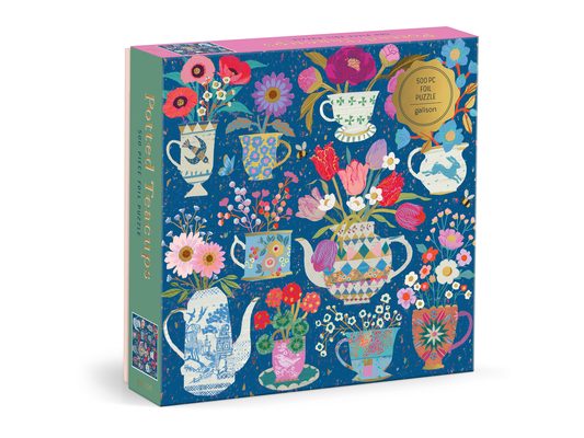 Victoria Ball Potted Teacups 500 Piece Foil Puzzle