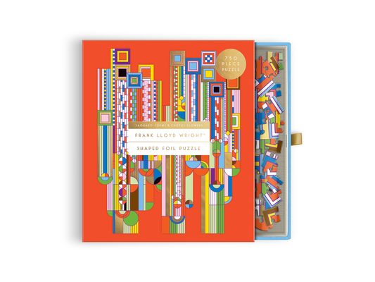 Frank Lloyd Wright Saguaro Forms & Cactus Flowers 750 Piece Shaped Foil Puzzle