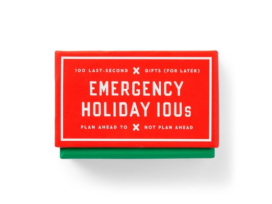 Emergency Holiday Ious Card Set