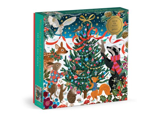 Victoria Ball Woodland Merrymakers 500 Piece Foil Puzzle
