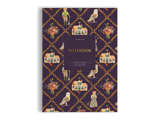 Cottage Cats A5 Premium Notebook