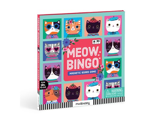 Meow Bingo! Magnetic Board Game
