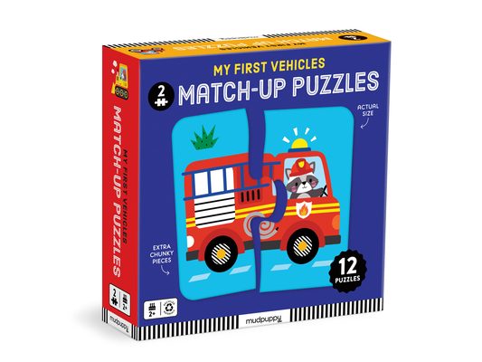 My First Vehicles 2 Piece Match-Up Puzzles