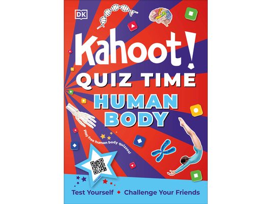 Kahoot! Quiz Time Human Body: 250 Trivia Questions (with Qr Codes Inside for 150 Interactive Bonus Questions) - Educational Kids Quiz Book