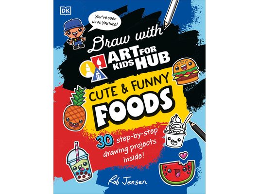 Draw with Art for Kids Hub Cute and Funny Foods