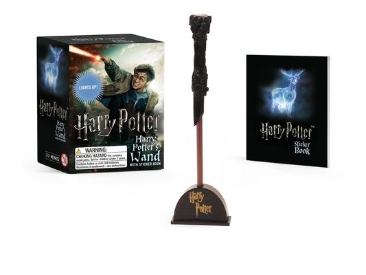 Harry Potter Wizard's Wand with Sticker Book: Lights Up! [With Battery]