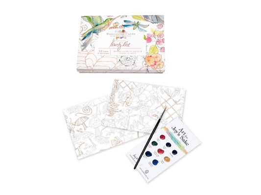 Watercolor Cards with Foil Touches: Illustrations by Kristy Rice