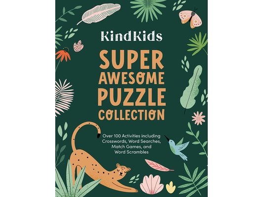 Kindkids Super Awesome Puzzle Collection: Over 100 Activities Including Crosswords, Word Searches, Match Games, and Word Scrambles
