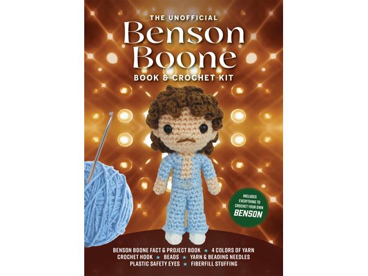Unofficial Benson Boone Book and Crochet Kit: Includes Everything to Crochet Your Own Benson - Benson Boone Fact & Project Book, 4 Colors of Yarn, Cro