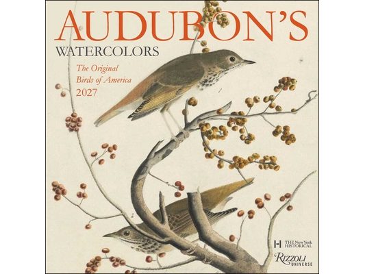 Audubon's Watercolors 2027 Wall Calendar