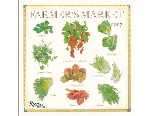 Farmer's Market 2027 Wall Calendar