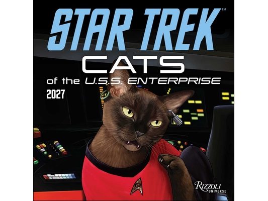 Star Trek: Cats 2027 Wall Calendar
