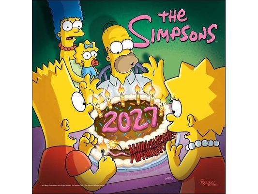 The Simpsons 2027 Wall Calendar