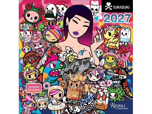 Tokidoki 2027 Wall Calendar (Includes Stickers)