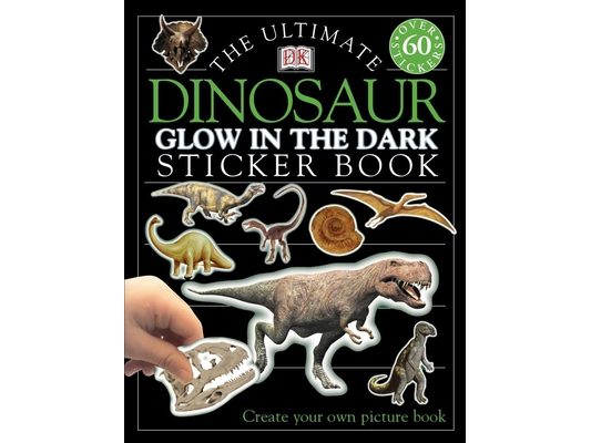 Ultimate Sticker Book: Glow in the Dark: Dinosaur: Create Your Own Picture Book
