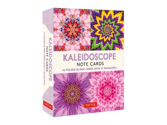 Kaleidoscope, 16 Note Cards: 16 Different Blank Cards with 17 Patterned Envelopes in a Keepsake Box!