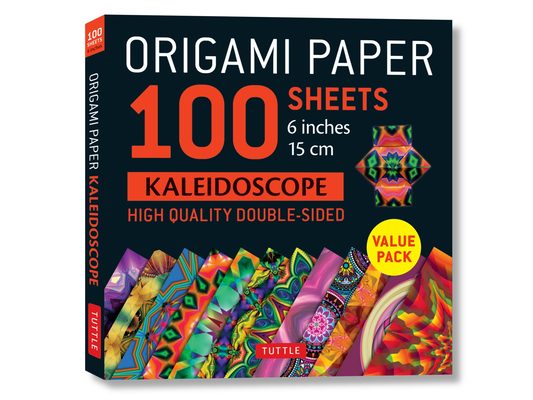 Origami Paper 100 Sheets Kaleidoscope 6 (15 CM): Tuttle Origami Paper: Double-Sided Origami Sheets Printed with 12 Different Patterns: Instructions fo