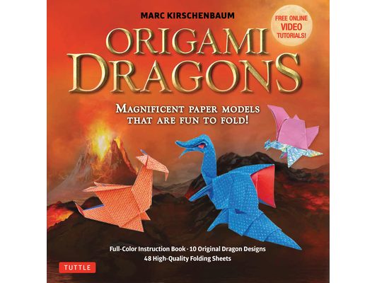 Origami Dragons Kit: Magnificent Paper Models That Are Fun to Fold! (Includes Free Online Video Tutorials) [With Book(s)]