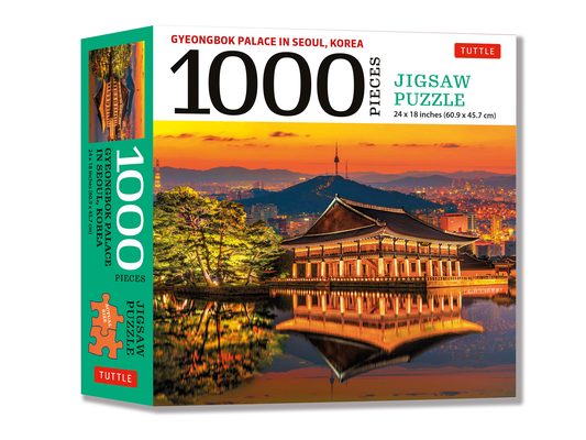 Gyeongbok Palace in Seoul Korea - 1000 Piece Jigsaw Puzzle: (Finished Size 24 in X 18 In)