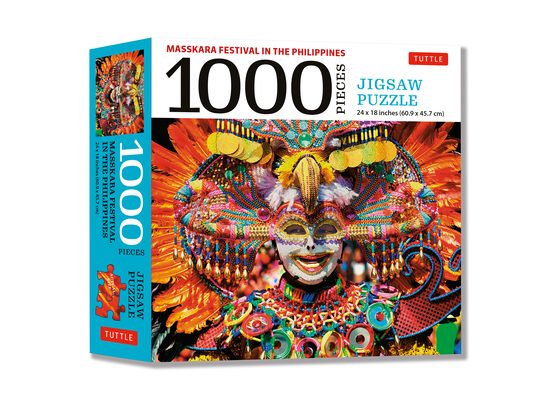 Philippines Masskara Festival - 1000 Piece Jigsaw Puzzle: (Finished Size 24 in X 18 In)