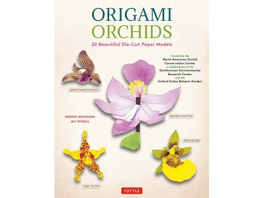 Origami Orchids Kit: 20 Beautiful Die-Cut Paper Models
