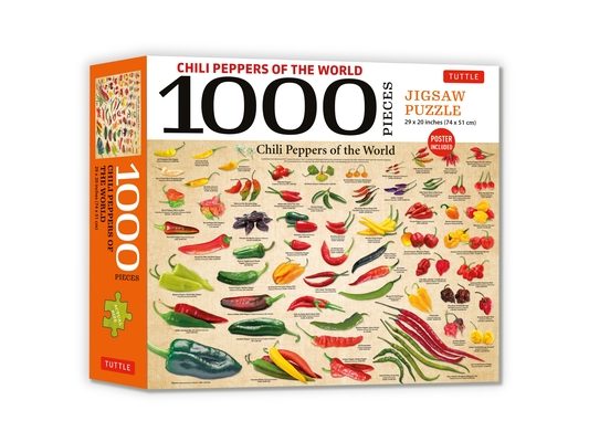 Chili Peppers of the World - 1000 Piece Jigsaw Puzzle: For Adults and Families - Finished Puzzle Size 29 X 20 Inch (74 X 51 CM); A3 Sized Poster