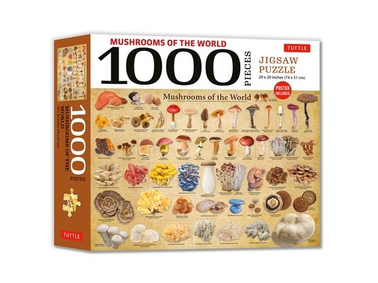 Mushrooms of the World - 1000 Piece Jigsaw Puzzle: For Adults and Families - Finished Puzzle Size 29 X 20 Inch (74 X 51 CM); A3 Sized Poster