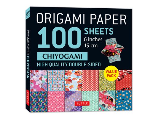 Origami Paper 100 Sheets Chiyogami 6 (15 CM): Tuttle Origami Paper: Double-Sided Origami Sheets Printed with 12 Different Patterns (Instructions for 5