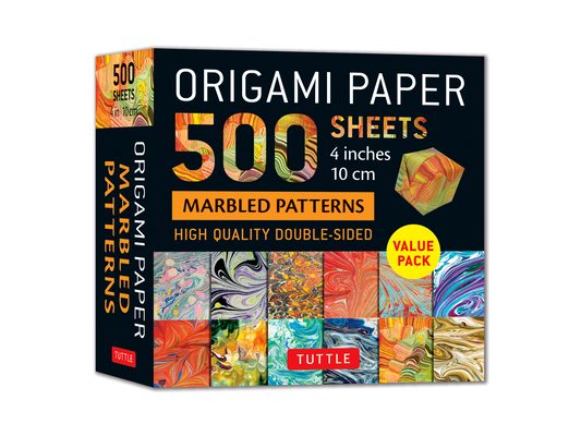 Origami Paper 500 Sheets Marbled Patterns 4 (10 CM)