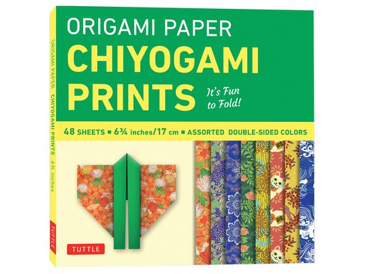 Origami Paper 48 Sheet Chiyogami Prints 6 3/4 (17 CM): Tuttle Origami Paper: Double-Sided Origami Sheets Printed with 8 Different Patterns (Instructio