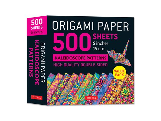 Origami Paper 500 Sheets Kaleidoscope Patterns 6 (15 CM): Tuttle Origami Paper: Double-Sided Origami Sheets Printed with 12 Different Designs (Instruc