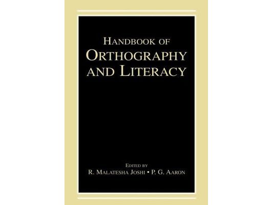 Handbook of Orthography and Literacy