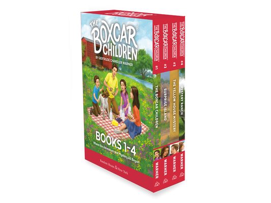 The Boxcar Children Mysteries Boxed Set 1-4: The Boxcar Children; Surprise Island; The Yellow House; Mystery Ranch