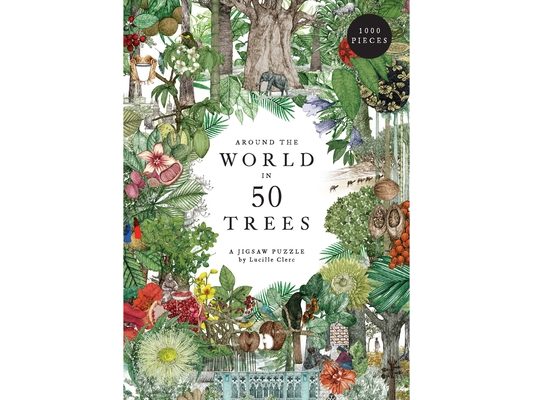 Around the World in 50 Trees 1000 Piece Puzzle