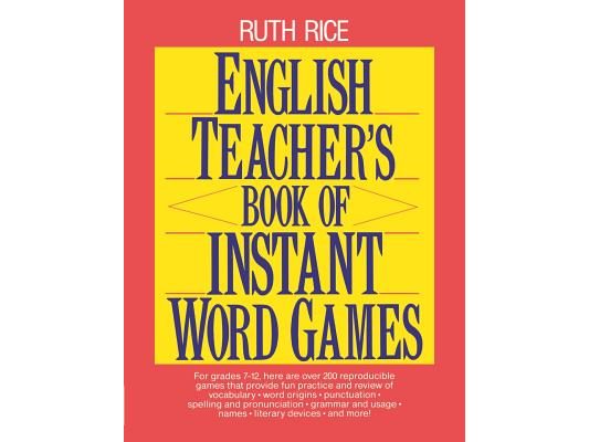 English Teacher's Book of Instant Word Games