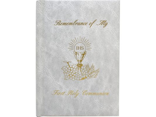 Remembrance of My First Holy Communion-Girl-White Edges: Marian Children's Mass Book