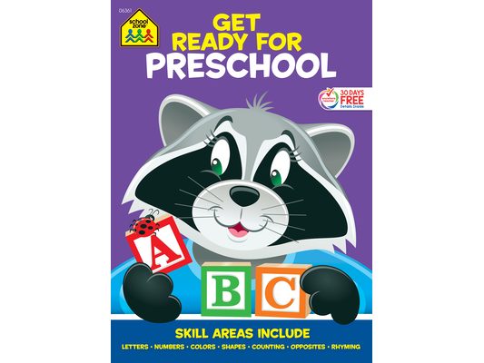 School Zone Get Ready for Preschool Workbook