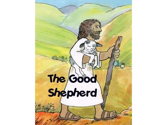 The Good Shepherd, story colouring book