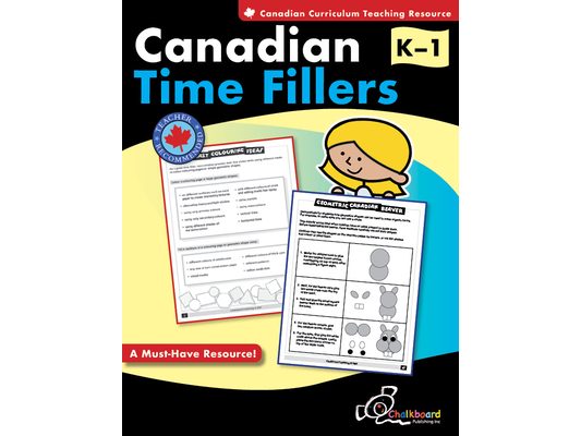 Canadian Time Fillers Grades K-1
