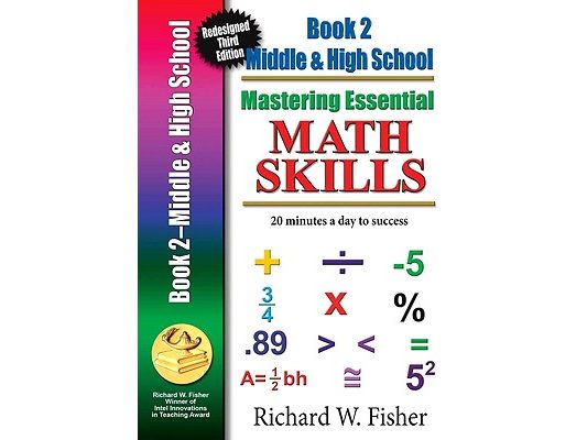 Mastering Essential Math Skills, Book 2, Middle Grades/High School: Re-designed Library Version
